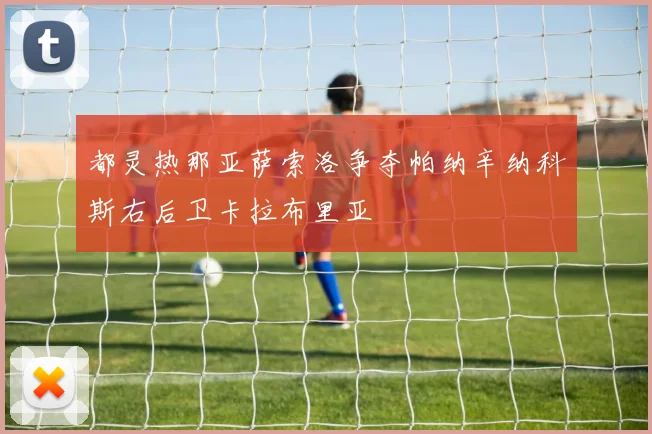 都灵热那亚萨索洛争夺帕纳辛纳科斯右后卫卡拉布里亚